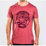 Футболка Mystic Waxed M Tee Red Dark Melee