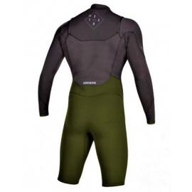 Гидрокостюм Mystic Star Longarm Shorty 3/2mm Double Fzip Grey Green