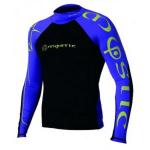  Лайкра Mystic Crossfire Rash Vest L/S 385 Purple/Yellow