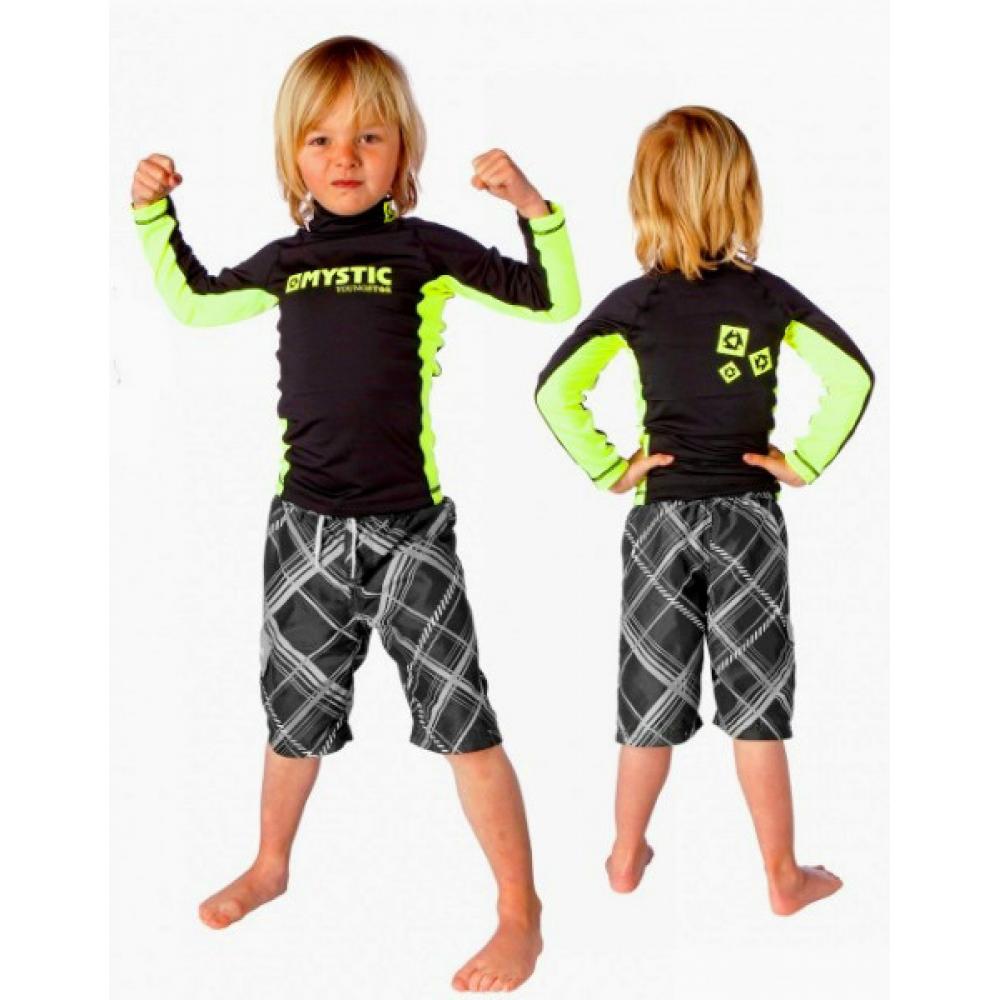 Лайкра Детская Mystic 2014 Star Rash Vest Kids L/S Black