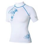 Женская лайкра Maui Magic Luna Rash Vest S/S 405 Blue