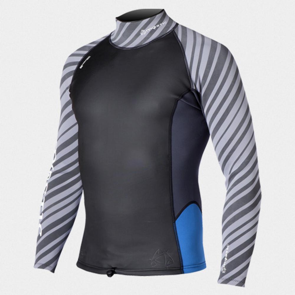 Гидромайка Mystic Gust Neoprene Vest L/S Grey/Blue