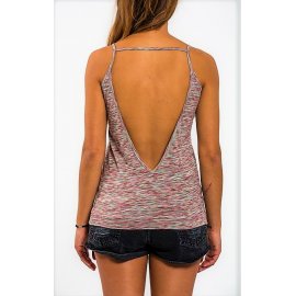 Майка Mystic Strappy Top Bribe Dark Grey Multi Colour Melee