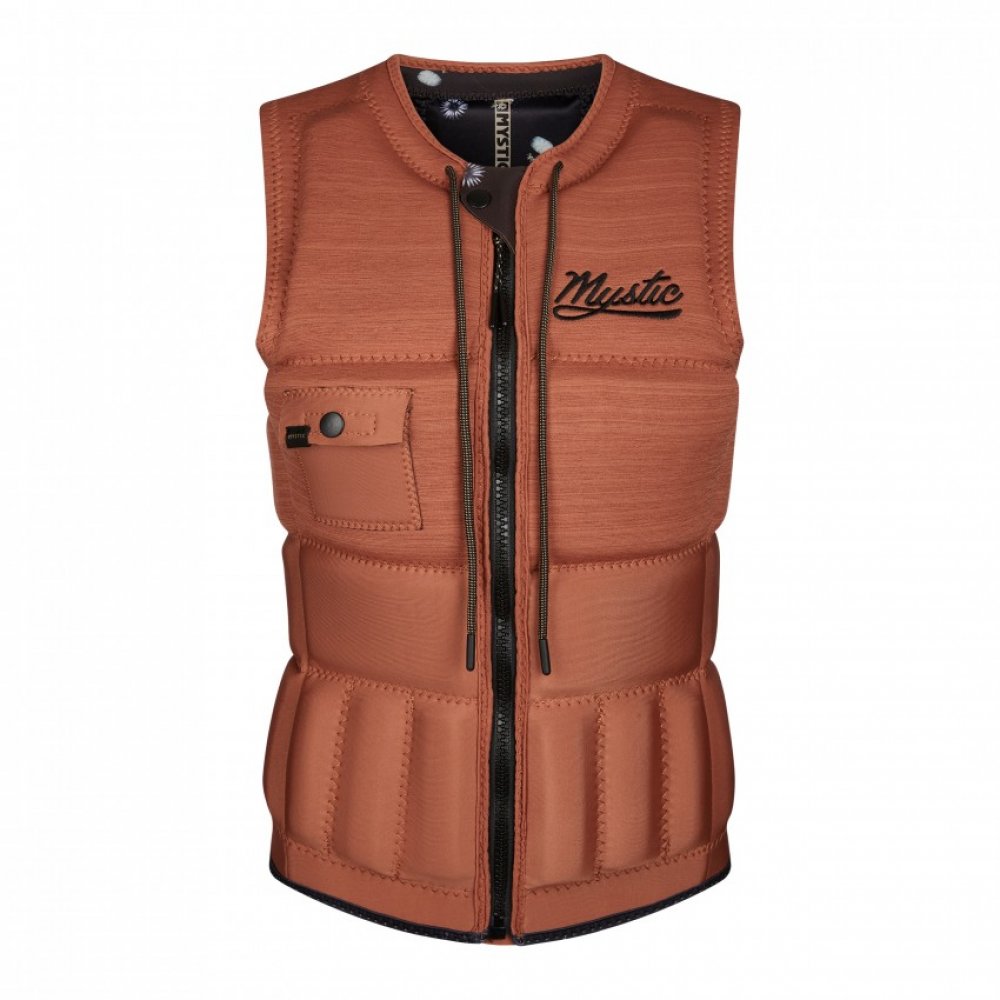 Жилет Mystic Diva Impact Vest Fzip Wake Women CE Rusty Red