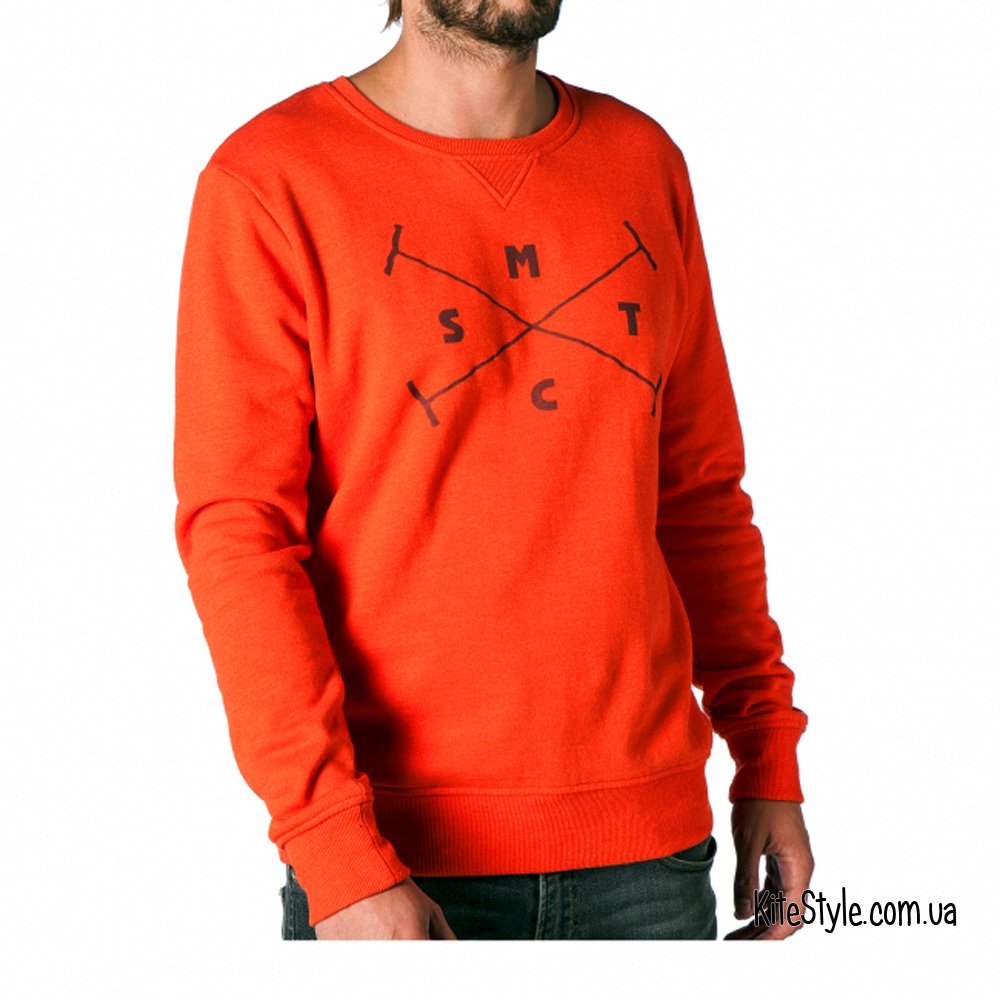 Толстовка Mystic 2015 MSTC Sweat 303 Orange Red melee