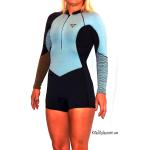  Гидрокостюм женский Mystic 2016 Diva 3/2 D/L Longarm Super Shorty Frontzip Women Grey