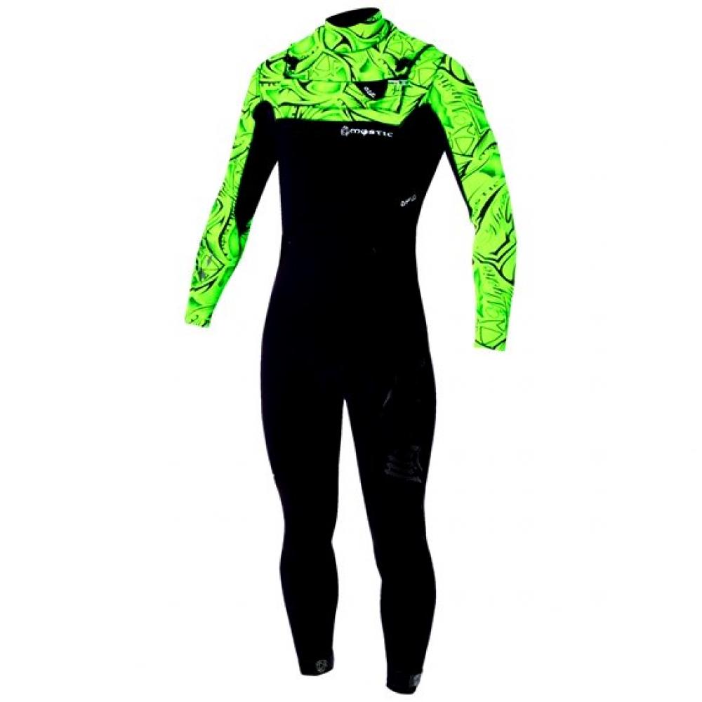 Гидрокостюм мужской  Mystic Empire 3/2 D/L Fullsuit Black/Green