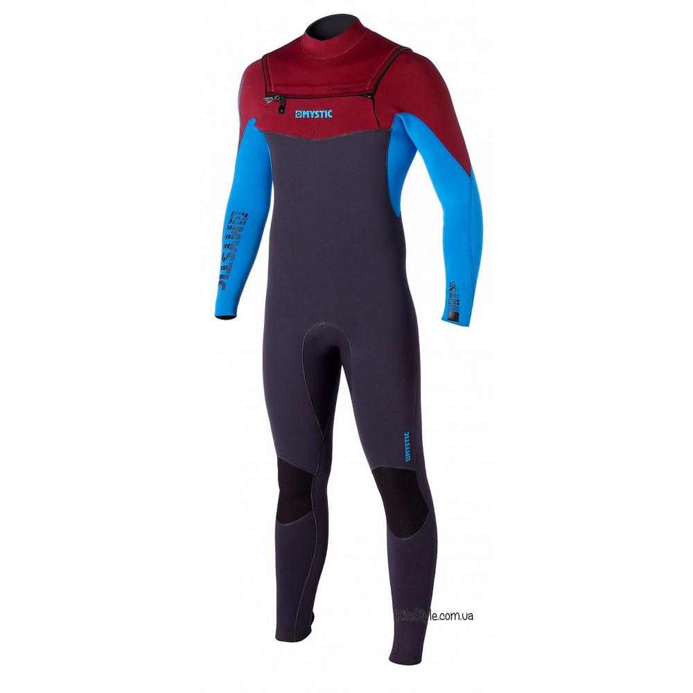 Гидрокостюм Mystic 2017 Star 5/4 D/L Fullsuit GBS Double Frontzip Bordeaux