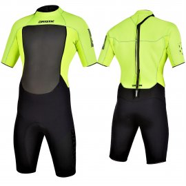 Гидрокостюм Mystic Brand Shorty 3/2mm Bzip Black/Lime