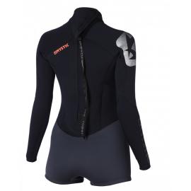 Гидрокостюм женский Mystic 2016 Diva 3/2 D/L Longarm Super Shorty Backzip Women Black